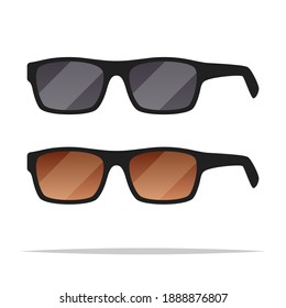 Sunglasses vector isolated illustration design