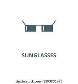 Sunglasses vector line icon, linear concept, outline sign, symbol