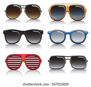 Sunglasses Vector Set