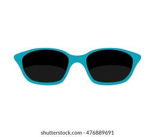sunglasses vintage retro hipster isolated