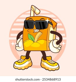 SUNGLASSESS JUICE BOX  MASCOT CHARACTER VINTAGE