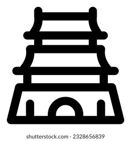 sungnyemun icon vector illustration asset element