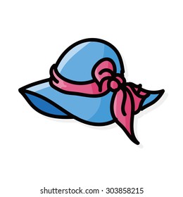 sun-hat color doodle