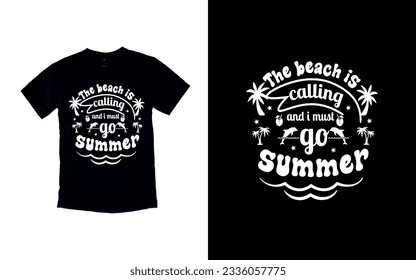 Sun-Kissed Summers, Embrace the Sunshine, T-shirt Design