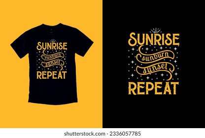 Sun-Kissed Summers, Embrace the Sunshine, T-shirt Design