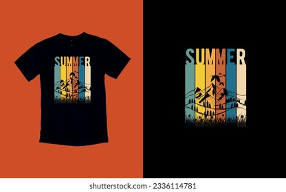 Sun-Kissed Summers, Embrace the Sunshine, T-shirt Design