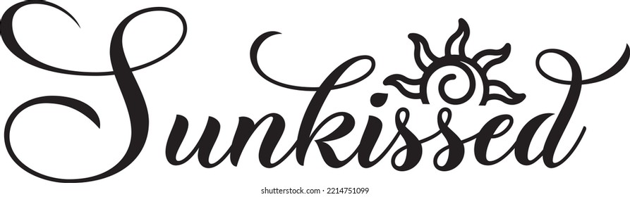 Sunkissed Vector file, Summer svg design