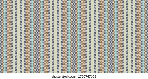 Fondo de líneas soleadas sin fisuras, raya de Vector textil de cumpleaños. Tela del patrón de la textura de la Vertical de la camiseta en paleta de colores claros y azules.