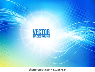 Sunlight. Abstract artistic background. Cover design template layout for corporate business book, booklet, brochure, poster, banner. Vector