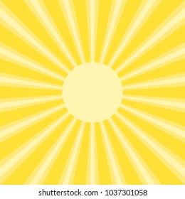 Sunlight abstract background. Orange and brown color burst background. Vector illustration. Sun beam ray sunburst pattern background. Retro bright backdrop.  starburst wallpaper