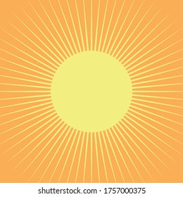 Sunlight abstract background. Sun beam ray sunburst pattern background. Vector.