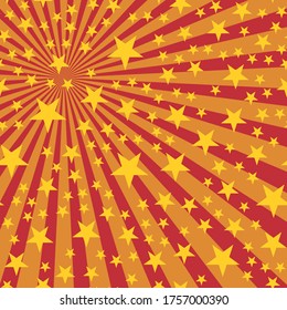 Sunlight abstract background. Sun beam ray sunburst pattern background. Vector.