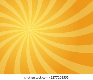 Sonnenlicht abstrakter, breiter Hintergrund. Retro heller Hintergrund. Diverse Strahlen, Vektorgrafik
