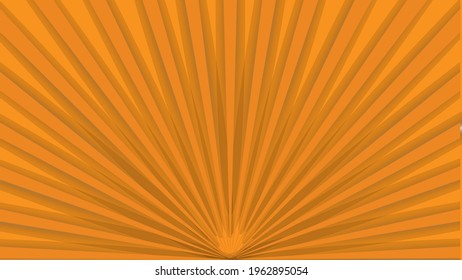 Sunlight abstract wide background. Yellow and white color burst horizontal background. Vector illustration.	