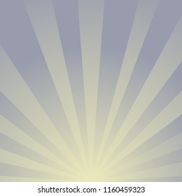 Sunlight  background. Purple color burst background with yellow highlight. Fantasy Vector illustration. Magic Sun beam ray sunburst pattern background. Retro circus backdrop.  starburst wallpaper