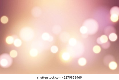 Sunlight bokeh soft light abstract background, Vector eps 10 illustration bokeh particles, Background decoration