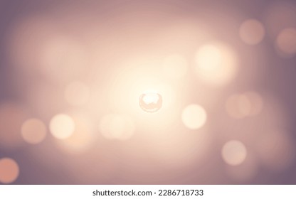 Sunlight bokeh soft light abstract background, Vector eps 10 illustration bokeh particles, Background decoration