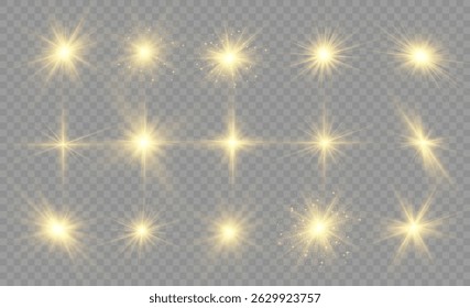 Sunlight burst with glowing star and solar flare in warm yellow background showing bright shine heat energy sparkle and abstract ray wallpaper design with swirl and fire glow effect

