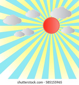 sunlight and cloud