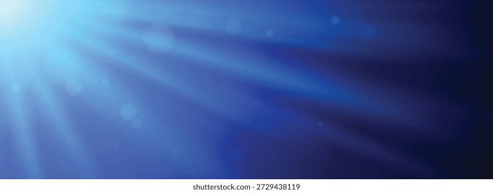 luz do sol luz de fundo azul brilhante raios de sol e 