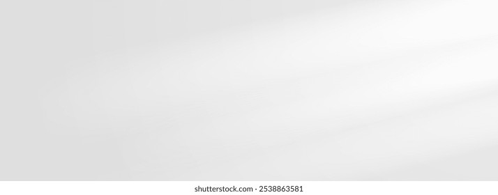 Resplandor de la luz del sol en la superficie. Fondo de pantalla de escena de luz natural para Anuncio, maqueta, Plantilla, superposición, póster. Brillantes rayos de luz y vigas en la superficie, pared, techo, piso. Vector gris efecto brillante