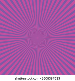 Sunlight glow horizontal background. Pink color burst background. 