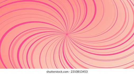 Sunlight horizontal background. Pink color burst background with shining stars. Vector illustration. Sun beam ray sunburst pattern backdrop. Magic, festival, circus holiday poster