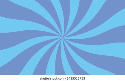 Sunlight horizontal spiral background. Burst wallpaper. Vector illustration.