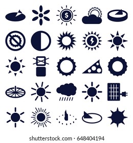 Similar Images, Stock Photos & Vectors of sunny icons set. Set of 16 ...