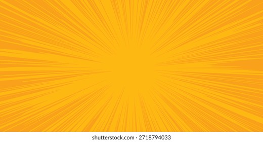 Fundo da linha de luz solar. Manga quadrinho quadro painel tema fundo