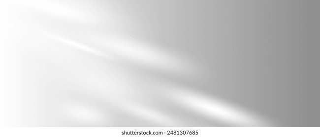 Sunlight on a gray wall, sunbeams in the room, sunny day scene for presentation, png. Sunbeams on a transparent background.	