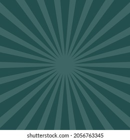 Sunlight rays background. Dark blue color burst background. Vector sky illustration. Sun beam ray sunburst wallpaper. Retro bright backdrop. Vintage poster or placard