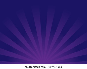 Sunlight retro bright background. Purple and violet color burst background. Fantasy Vector illustration. Magic Sun beam ray sunburst pattern background. 