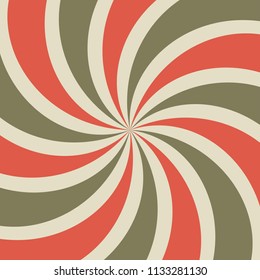 Sunlight retro faded background. brown and red color burst background. Vector circus illustration. Sun beam ray background. Old paper. Circus vintage style. 