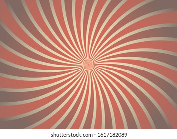 Sunlight retro horizontal background. red color burst background. Vector circus illustration. Sun beam ray wallpaper. Old poster. vintage placard