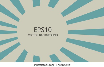 Sunlight retro wide horizontal background Celebration Vector illustration.