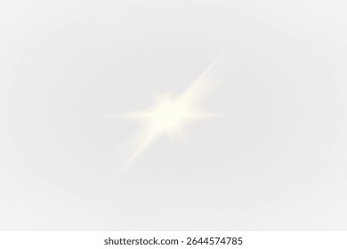  Sunlight, Shiny stars, glowing sparks. PNG 