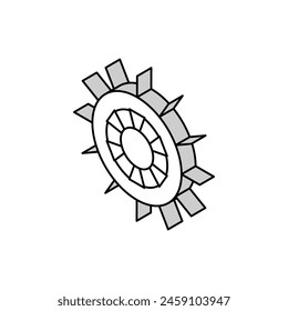 sunlight sun summer isometric icon vector. sunlight sun summer sign. isolated symbol illustration