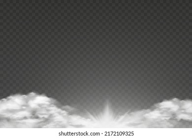 Sunlight Through The Clouds. PNG