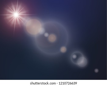 Sunlight a translucent special design of the light effect. Vector blur in the light of radiance. Isolated sunlight transparent background. Element of decor. Horizontal rays of light.