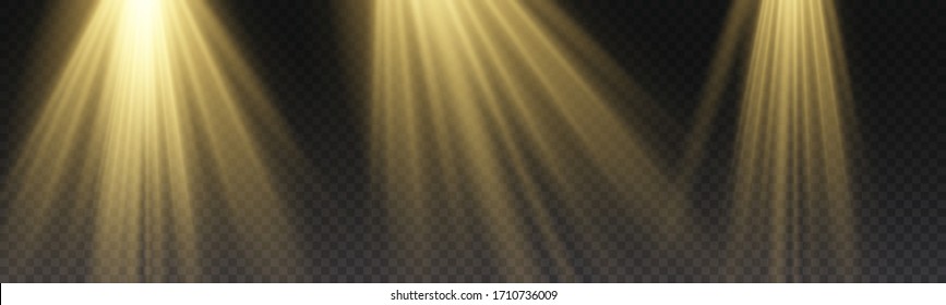 Sunlight a translucent special design of the light effect.Isolated sunlight transparent background. Vector blur in the light of radiance.