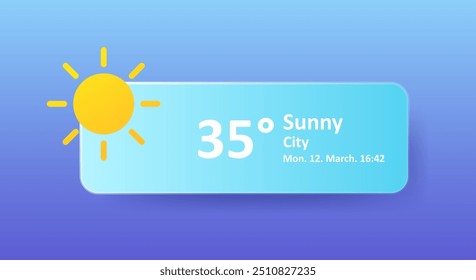 Soleado 35 grados Celsius Clima pronóstico, fecha, ubicación. Verano, caliente, cálido, aire, calor, sequía, precipitación, temperatura, presión atmosférica, Farenheit, condiciones, alto índice UV, sinóptico