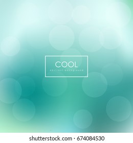 Sunny abstract green nature background. Vector design illustration.