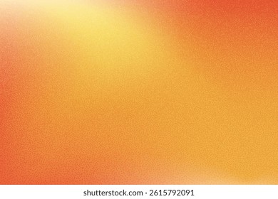 Sunny autumn gradation template. Vector bright fall backdrops with blur noise effect. Soft ombre orange yellow and red wallpaper. Sun light abstract graphic design.