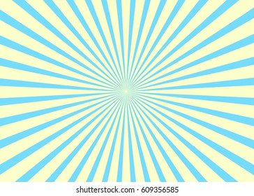 Sunny background. Rising sun pattern. Vector stripe abstract illustration. Sunburst. 