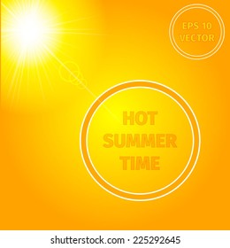 Sunny background vector