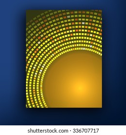 Sunny bokeh. Vector background EPS10.