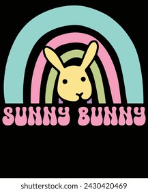 Sunny bunny T-Shirt Design Sunny bunny T-Shirt Design