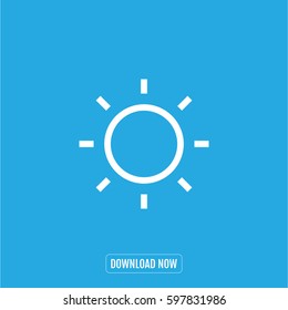  sunny cloud vector icon weather forecast
