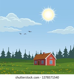 A sunny day